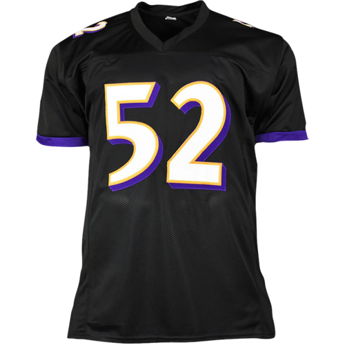 Ray Lewis Autographed Baltimore Ravens (Black #52) Jersey