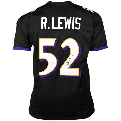 Ray Lewis Autographed Baltimore Ravens (Black #52) Jersey