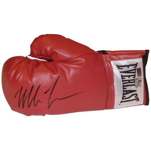 Mike Tyson Autographed Everlast Red Boxing Glove - Tyson Hologram