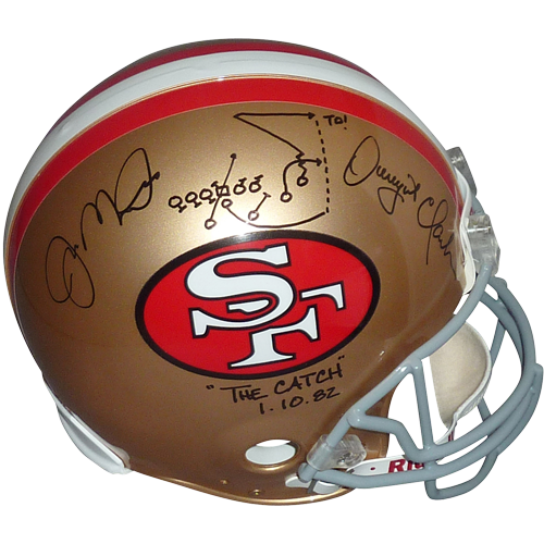 dwight clark autographed jersey