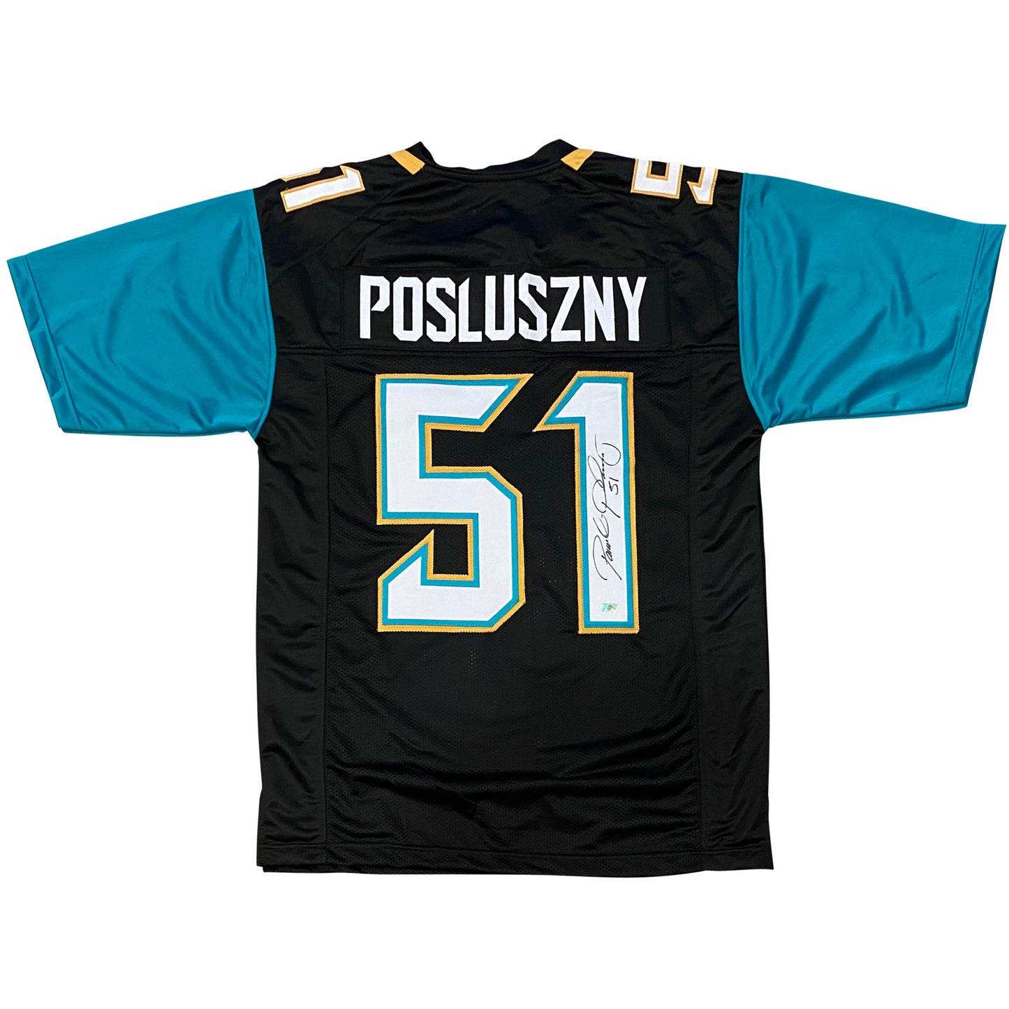 Paul Posluszny Autographed Jacksonville Jaguars (Black #51) Custom Jersey