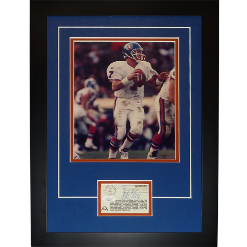 John Elway Autographed Denver Broncos "Signature Series" Frame