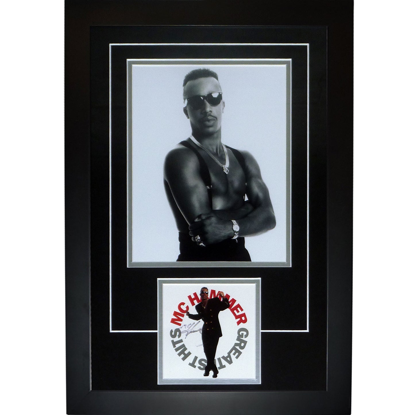MC Hammer Autographed Music "Signature Series" Frame