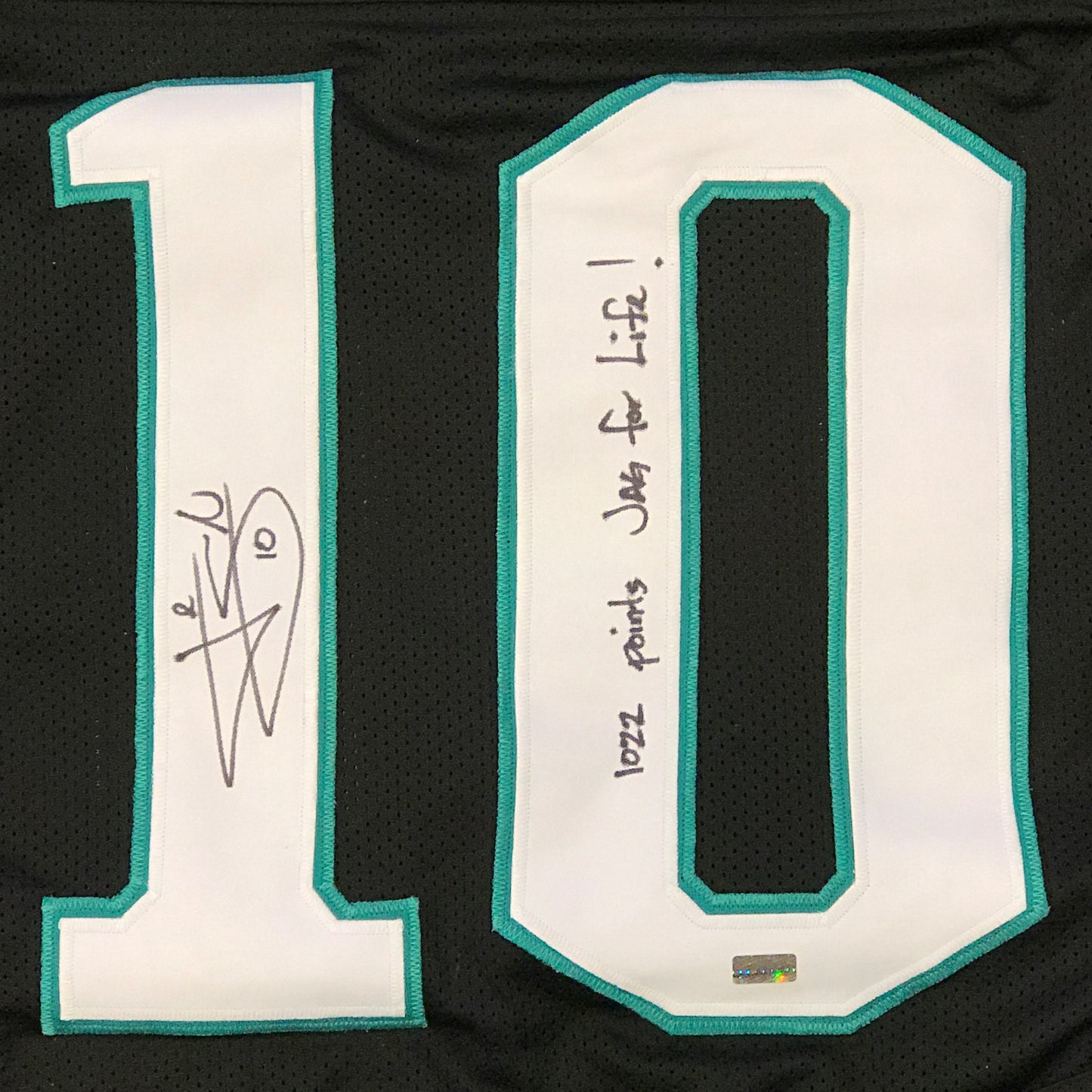 Josh Scobee Autographed Jacksonville Jaguars (Black #10) Custom Jersey