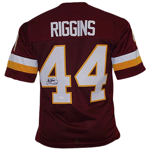 John Riggins Autographed Washington (Maroon #44) Custom Jersey - JSA