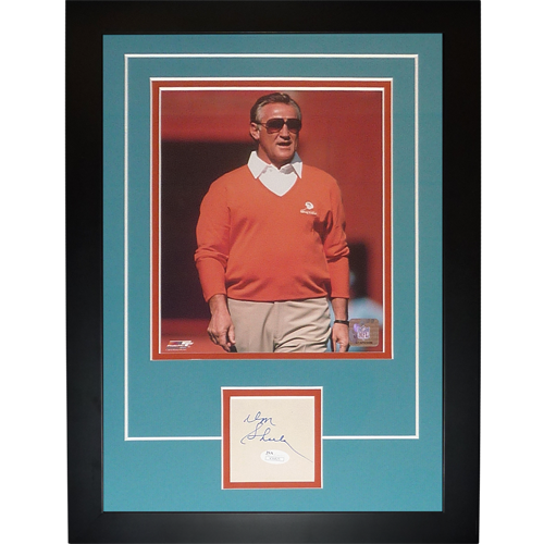 Don Shula Autographed Miami Dolphins 
