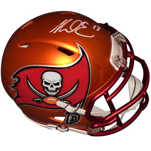 Mike Evans Autographed Tampa Bay Buccaneers (Flash Alternate) Mini Helmet