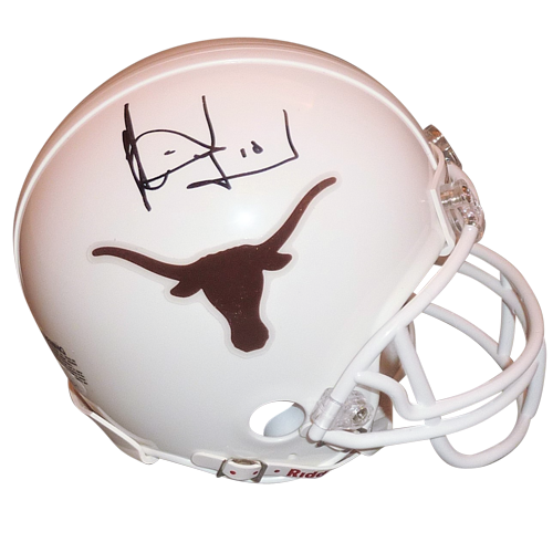 Vince Young Autographed Texas Longhorns Mini Helmet - JSA