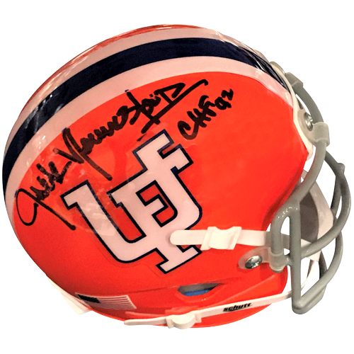 Jack Youngblood Autographed Florida Gators (Throwback) Mini Helmet w/ "HOF 01"