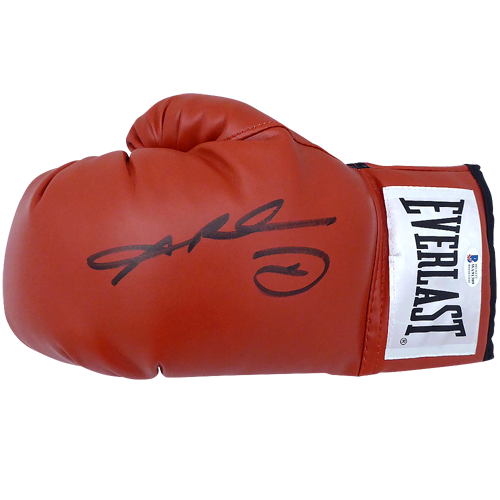 Sugar Ray Leonard Autographed Everlast Red Boxing Glove
