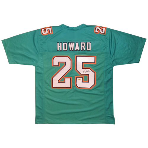 Xavien Howard Autographed Miami (Teal #25) Custom Jersey