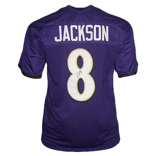 Autographed lamar best sale jackson jersey