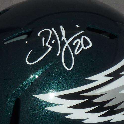 Brian Dawkins Autographed Philadelphia Eagles Deluxe Full-Size Replica Helmet - JSA