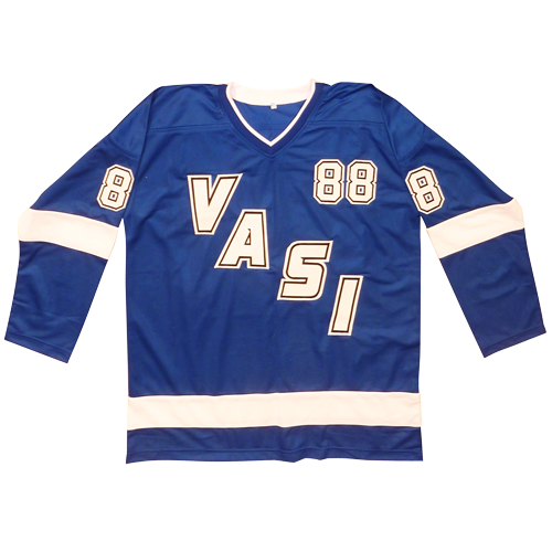 Andrei Vasilevskiy Autographed Tampa Bay Vasi (Blue #88) Custom Hockey Jersey - JSA Witness