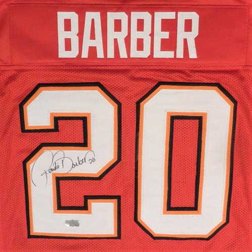 Ronde Barber Autographed Tampa Bay (Red #20) Custom Jersey - Radtke