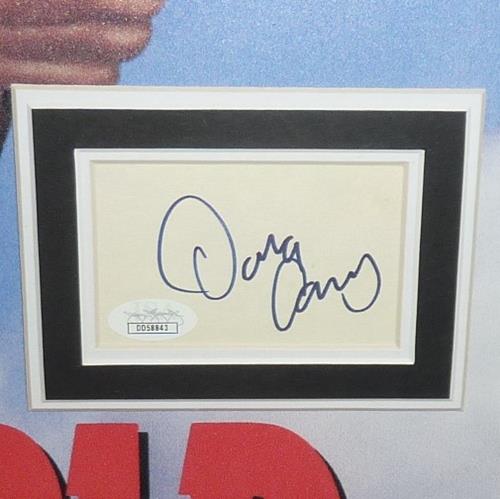 Wayne's World Full-Size Movie Poster Deluxe Framed with Mike Myers And Dana Carvey Autographs - JSA