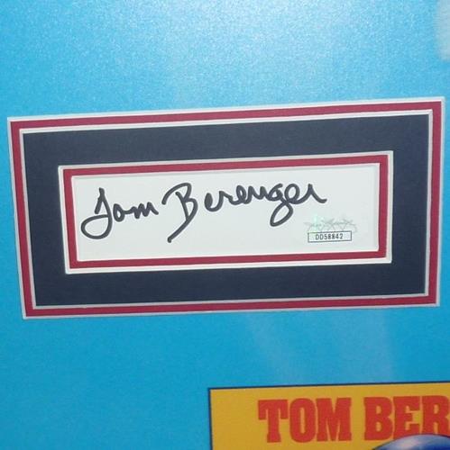 Major League Full-Size Movie Poster Deluxe Framed with Charlie Sheen, Tom Berenger And Corbin Bernsen Autographs - JSA