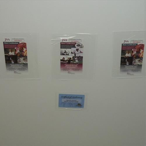 Major League Full-Size Movie Poster Deluxe Framed with Charlie Sheen, Tom Berenger And Corbin Bernsen Autographs - JSA