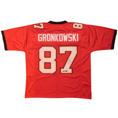 gronkowski red jersey