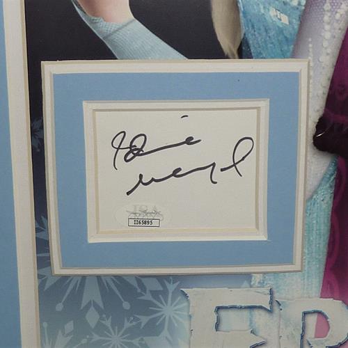 Frozen 16x20 Movie Poster Deluxe Framed with Idina Menzel And Kristen Bell Autographs - JSA