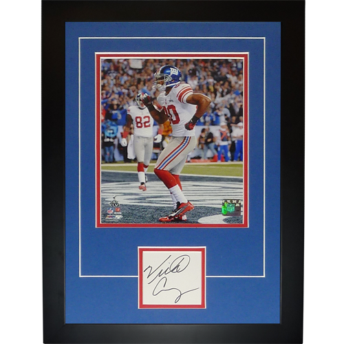 Victor Cruz Autographed New York Giants (Salsa Celebration) Signature Series Frame JSA