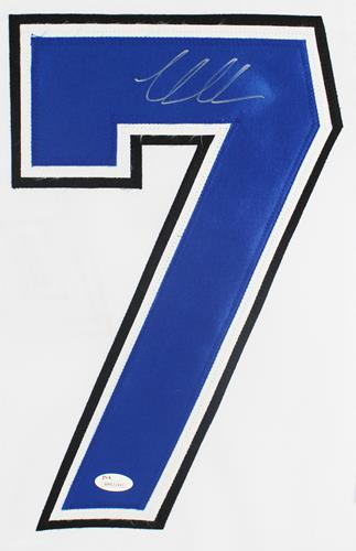 Victor Hedman Autographed Tampa Bay (White #77) Custom Jersey - JSA