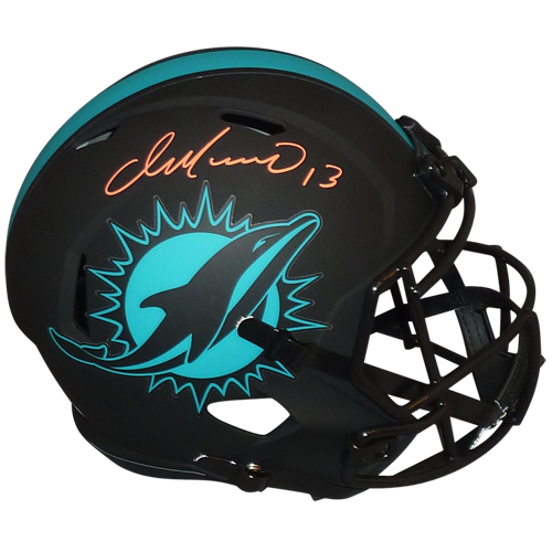 Dan Marino Autographed Miami Dolphins (ECLIPSE Alternate) Deluxe Full-Size Replica Helmet - Beckett