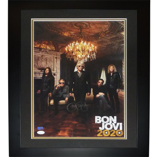 Jon Bon Jovi Autographed Bon Jovi 2020 Deluxe Framed Poster - JSA