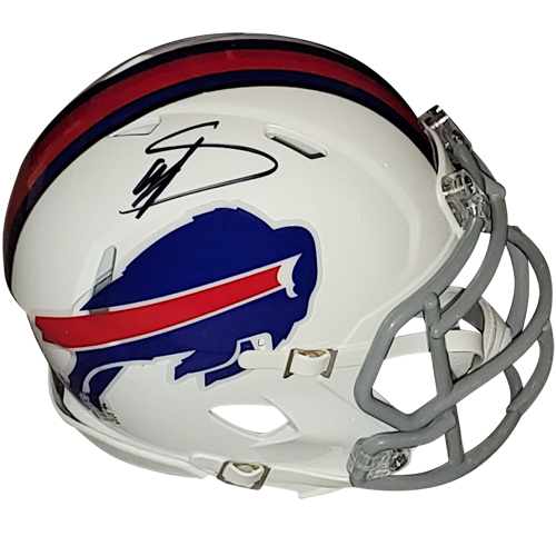 Gabriel Davis Autographed Buffalo Bills Speed Mini Helmet - JSA Witnessed COA