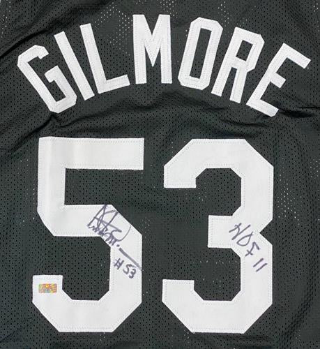 Artis Gilmore Autographed San Antonio (Black #53) Custom Jersey w/ HOF 11 - JSA