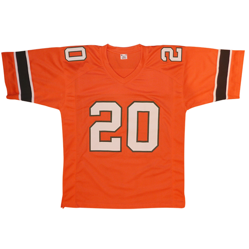 Bernie Kosar Autographed Miami (Orange #20) Custom Jersey - JSA