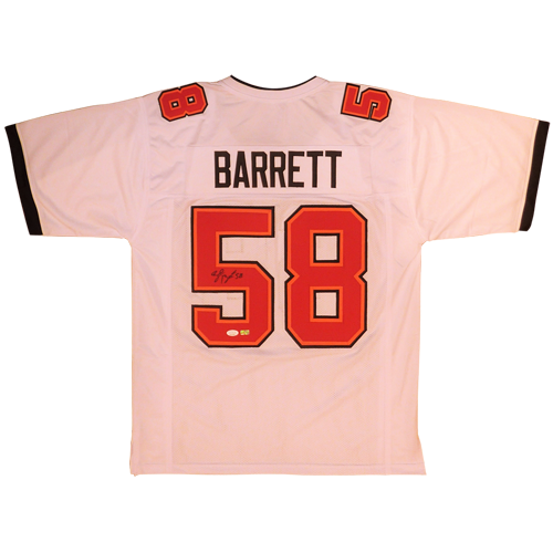 Shaquil Barrett Autographed Tampa Bay (White #58) Custom Jersey - JSA