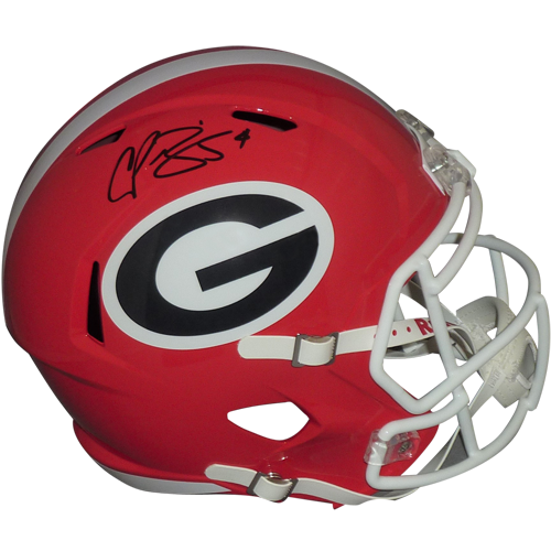 Champ Bailey Autographed Georgia Bulldogs Deluxe Full-Size Replica Helmet - Beckett