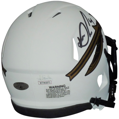 Dalvin Cook Autographed Florida State FSU Seminoles (LUNAR Eclipse) Mini Helmet - DC Holo, JSA
