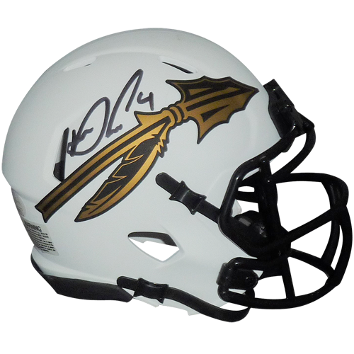 Dalvin Cook Autographed Florida State FSU Seminoles (LUNAR Eclipse) Mini Helmet - DC Holo, JSA
