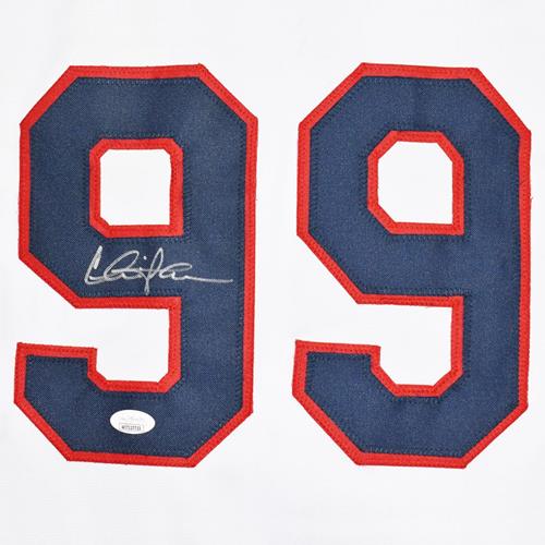 Charlie Sheen Autographed Major League Movie (Wild Thing #99) Custom Jersey - JSA