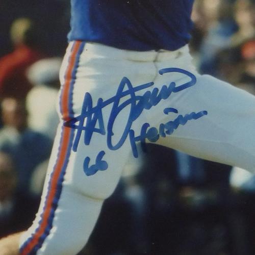 Steve Spurrier Autographed Florida Gators (Action) Deluxe Framed 8x10 Photo w/ 66 Heisman - JSA