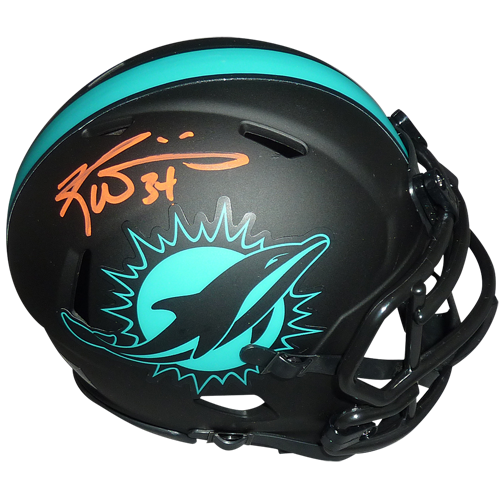 Ricky Williams Autographed Miami Dolphins (ECLIPSE Alternate) Mini Helmet
