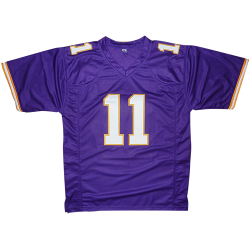 Daunte Culpepper Autographed Minnesota (Purple #11) Custom Jersey - Beckett