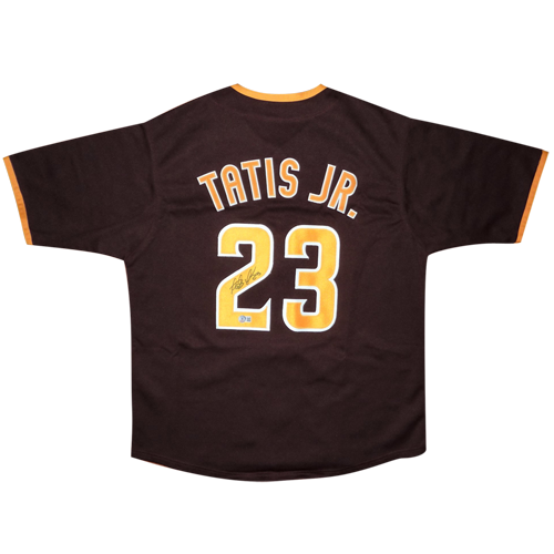 Fernando Tatis Jr. Autographed San Diego (Brown #23) Custom Jersey - Beckett