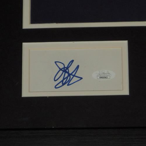 Ozark 11x17 TV Poster Deluxe Framed with Jason Bateman And Laura Linney Autographs - JSA