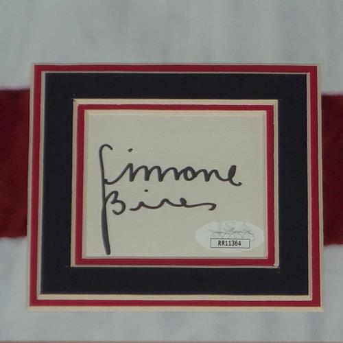 Simone Biles Autographed Olympic Gymnastics Deluxe Framed 16x20 Photo Piece - JSA