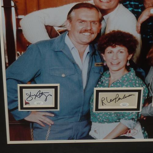 Cheers Full-Size TV Poster Deluxe Framed with all Cast Autographs - JSA