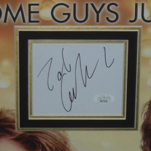 The Hangover Full-Size Movie Poster Deluxe Framed with Cooper, Galifianakis and Helms Autographs - JSA