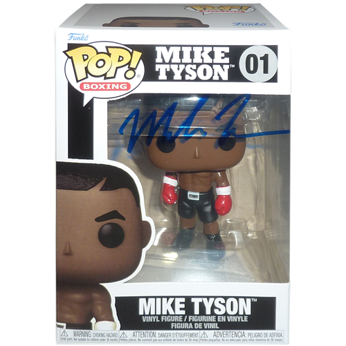 Mike Tyson Autographed Boxing FUNKO POP! Figure - JSA