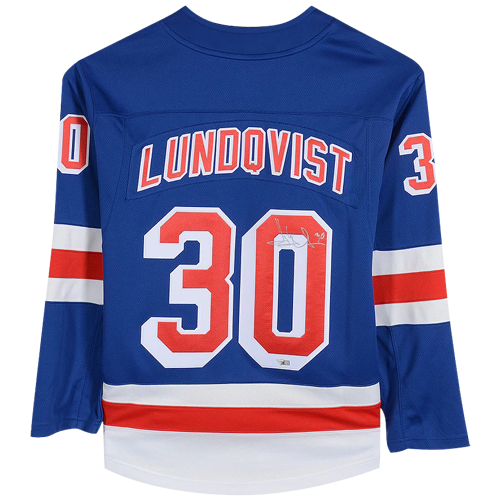 Henrik Lundqvist New York Rangers Autographed Fanatics Authentic