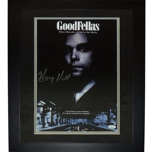 Henry Hill (Gangster) Autographed Goodfellas Deluxe Framed Movie Poster - JSA