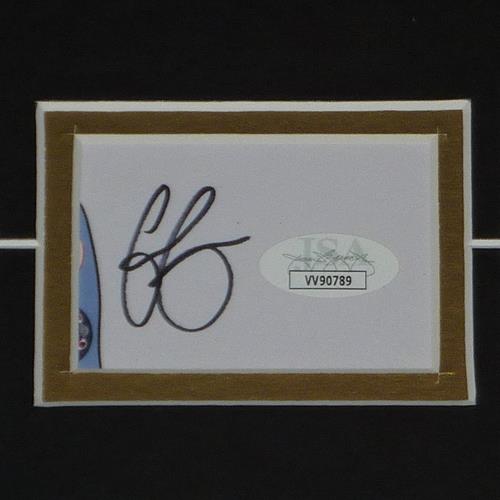 Game of Thrones 11x17 Poster Deluxe Framed with Emilia Clarke Autograph - JSA