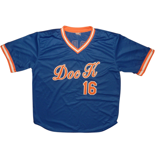 Dwight Gooden Autographed New York (Blue #16) Custom Baseball Jersey - JSA