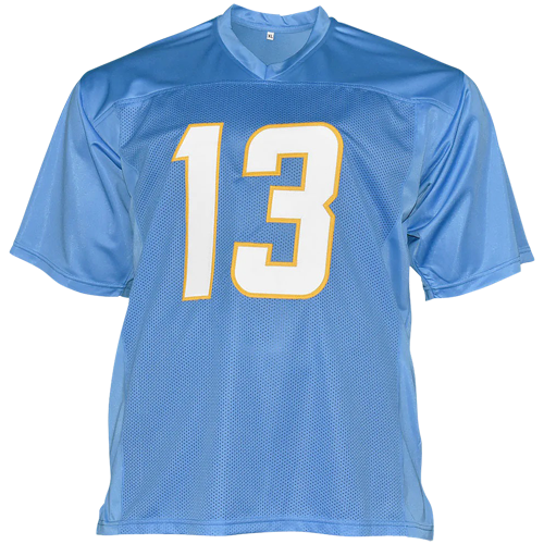 Keenan Allen Autographed Los Angeles Chargers (Powder Blue #13) Custom Jersey - Beckett